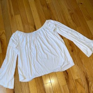 Off the shoulder long sleeve